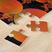 スパイラルオレンジ ジグソーパズル (側面)