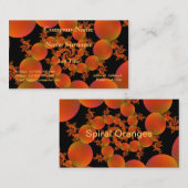 スパイラルオレンジ 名刺 (正面/裏面)