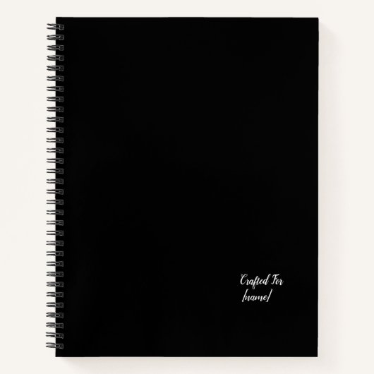 スパイラルカスタムノートブックと呼ばれる美的ノートブック ノートブック (正面)