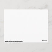 スパイラルカラフルフラクタル葉書 ポストカード (裏面)