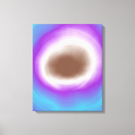 スパイラルカラフル抽象芸術アクリル絵画系 キャンバスプリント (正面)