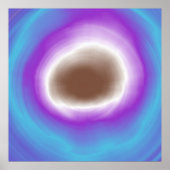 スパイラルカラフル抽象芸術アクリル絵画系 ポスター (正面)