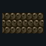 スパイラルカールスタイリッシュ付きシームレスなパターンヴィンタグ ポスター<br><div class="desc">スパイラルカールスタイリッシュ付きシームレスなパターンヴィンテージはモノクロテクスチャを繰り返す。アトモダンルデコプリント</div>