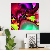 スパイラルキングバリエーション1アートプリントのプール ポスター (ホームオフィス)