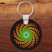 スパイラルキーチェーン キーホルダー (正面)