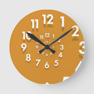 スパイラルクロック ラウンド壁時計