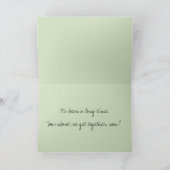 スパイラルグリーンミントの写真を考えた カード (内部)