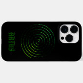 スパイラルケルトのシンボル、Case-Mate iPhoneをパーソナライズ Case-Mate iPhoneケース (裏面 (横))