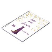 スパイラルゲストブック40th.誕生日 ノートブック (左側)