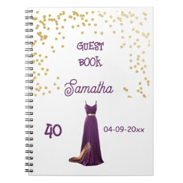 スパイラルゲストブック40th.誕生日 ノートブック