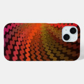 スパイラルサマーカラーiPhone 15ケース Case-Mate iPhoneケース (裏面 (横))