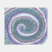 スパイラルシェル フリースブランケット (正面(横))