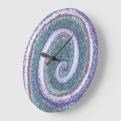 スパイラルシェル ラージ壁時計 (傾斜)
