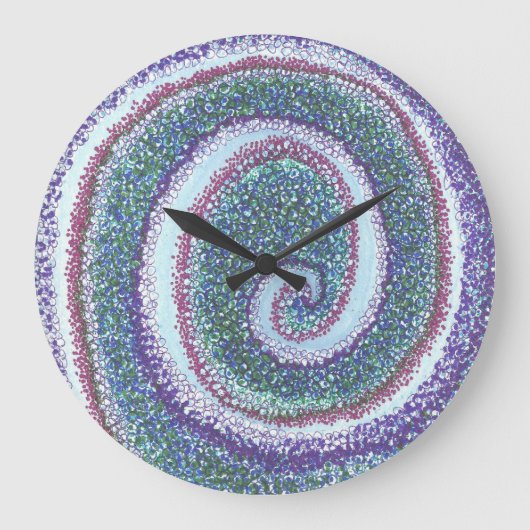 スパイラルシェル ラージ壁時計 (正面)