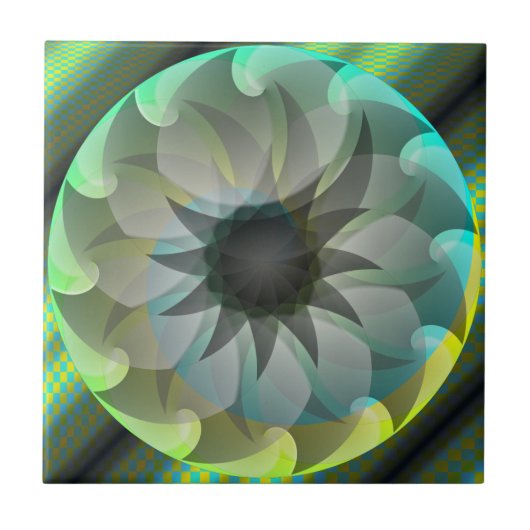 スパイラルシャークbyケネス・ヨンチ タイル (正面)