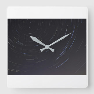 スパイラルスター正方形の壁時計 スクエア壁時計