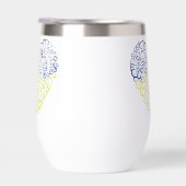 スパイラルスワーズメハンディハートウクライナ国旗の色 (右面)