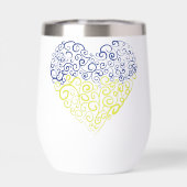 スパイラルスワーズメハンディハートウクライナ国旗の色 (背面)