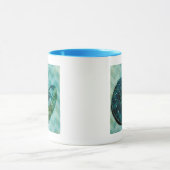 スパイラルターコイズコンチシェル マグカップ (中央)