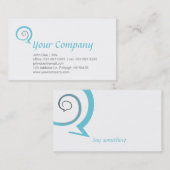 スパイラルチャット 名刺 (正面/裏面)