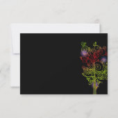 スパイラルツリーズインスパイアクリムトウェディングRSVP 出欠カード (裏面)