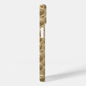 スパイラルデザインのカーキテクスチャードiPhoneケース Case-Mate iPhoneケース (裏面 / 右)