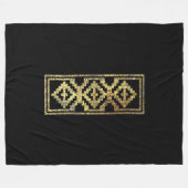 スパイラルデザインパターンTalking Canyons，ニューメキシコ フリースブランケット (正面(横))