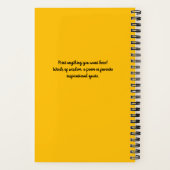 スパイラルトラベルノートブック ノートブック (裏面)