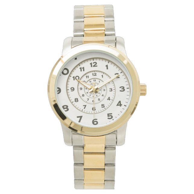 スパイラルナンバーズ時計 腕時計 (正面)