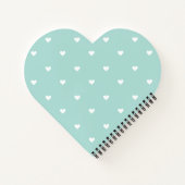 スパイラルノートには、かわいいイラストが特徴です。 ノートブック (裏面)