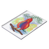 スパイラルノートにペポオオロウ漫画 ノートブック (左側)