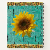 スパイラルノートひまわり ノートブック (裏面)