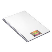 スパイラルノートやる気を起こさせるカバーデザイン ノートブック (右側)