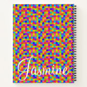 スパイラルノートカラフルパズル ノートブック (裏面)