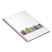 スパイラルノートカラフル – アムステルダムローハウス1 ノートブック (右側)