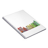 スパイラルノートカラフル – アムステルダムローハウス2 ノートブック (右側)