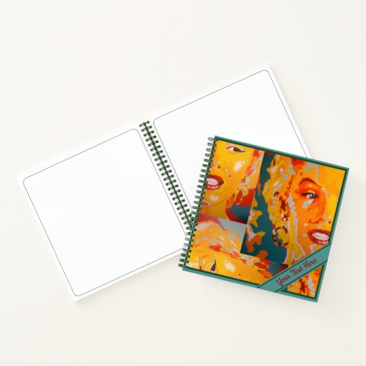 スパイラルノートパソコカスタマイズン – 独自の文字を追加 ノートブック (内部)