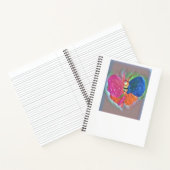 スパイラルノートパソコンバタフライ並設 ノートブック (内部)