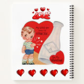 スパイラルノートパテンツバレンタインデー ノートブック (裏面)