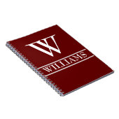 スパイラルノートブックのパーソナライズ ノートブック (右側)