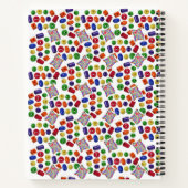 スパイラルノートブックの色 ノートブック (裏面)