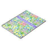 スパイラルノートブックまたはジャーナル： Primrose Pattern ノートブック (左側)