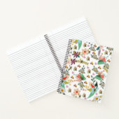 スパイラルノートブックイエロー(昆虫)マルハナバチフローラ ノートブック (内部)