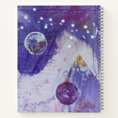 スパイラルノートブックインムーンマウンテンデザイン ノートブック (裏面)