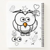 スパイラルノートブックカラーリングフール ノートブック (裏面)