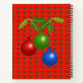 スパイラルノートブッククリスマス ノートブック (裏面)