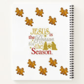 スパイラルノートブッククリスマス ノートブック (裏面)