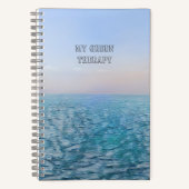 スパイラルノートブックグリーンセラピー、編集デザインオプション ノートブック (正面)