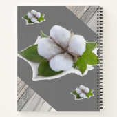 スパイラルノートブックコットングレー ノートブック (裏面)