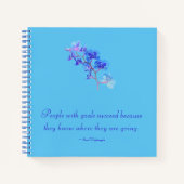 スパイラルノートブックゴールを持つユーザー ノートブック (正面)